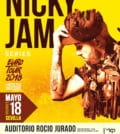 Cartel del concierto de Nicky Jam en Sevilla.