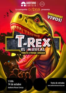 T-REX EL MUSICAL – TRIBUTO A PARQUE JURÁSICO. Auditorio Nissan Cartuja, Sevilla.