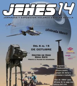 XIV Jornadas y Exposición HoloRed Estelar Sevilla (JEHES XIV) dedicadas al mundo de Star Wars