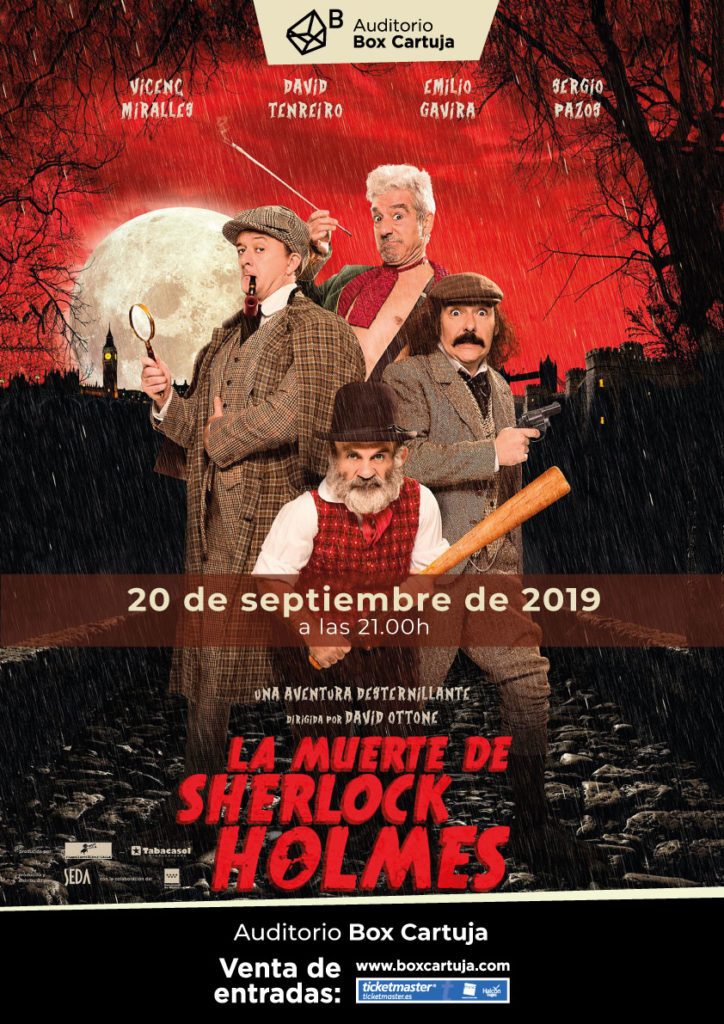 -La mort de Sherlock Holmes-auditorium-boîte-chartreuse-Sevilla-2019