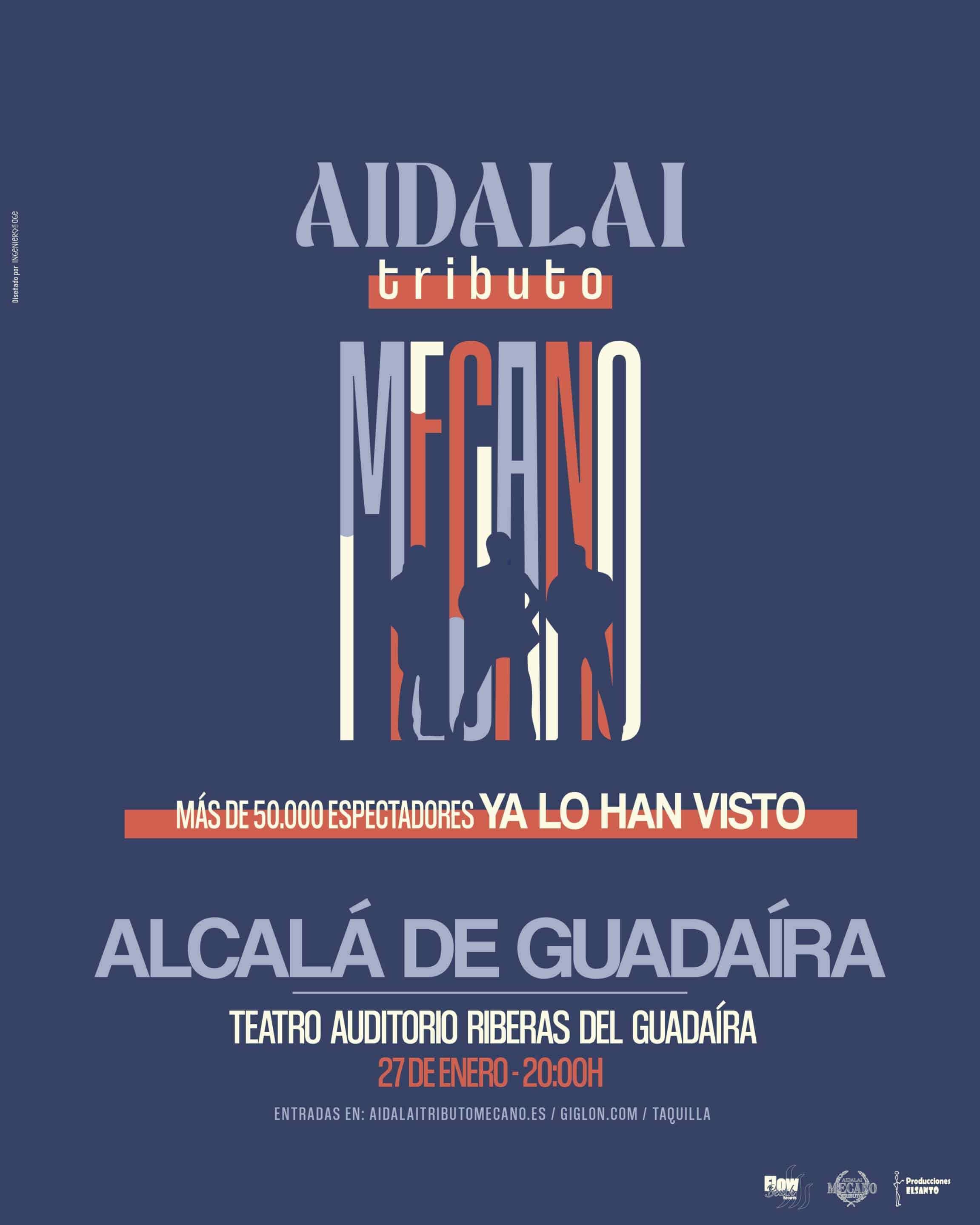 Aidalai, Tributo Mecano. Teatro Auditorio Ribera de Guadaira, Alcalá de Guadaira (Sevilla)