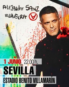 Concierto de ALEJANDRO SANZ en Sevilla 2019 – Estadio Benito Villamarín