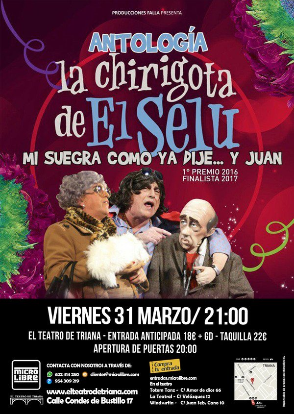 Antología La Chirigota de "El Selu". En El Teatro de Triana, Sevilla