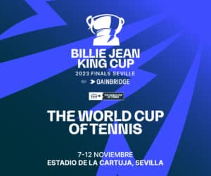 Billie Jean King Cup 2023 en Sevilla. Estadio de La Cartuja.