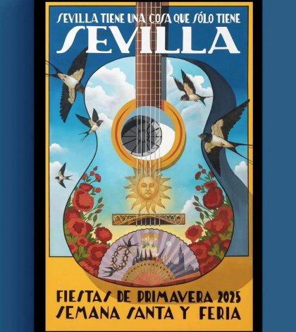 Cartel de las Fiestas de Primavera Sevilla 2025