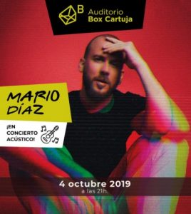 Infinito – Concierto acústico de Mario Díaz- Auditorio BOX Cartuja Sevilla