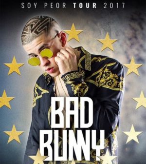 Bad Bunny Concert Tour 2017 Seville. Auditorio Rocio Jurado