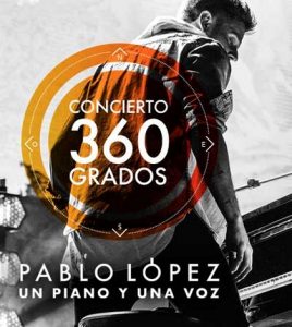 Pablo López. Concierto 360º un piano y una voz. Plaza de Toros Maestranza de Sevilla 2019