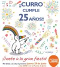 Curro celebra su 25 cumpleaños con una gran fiesta en la Plaza de San Francisco. Jueves 29 Junio 2017