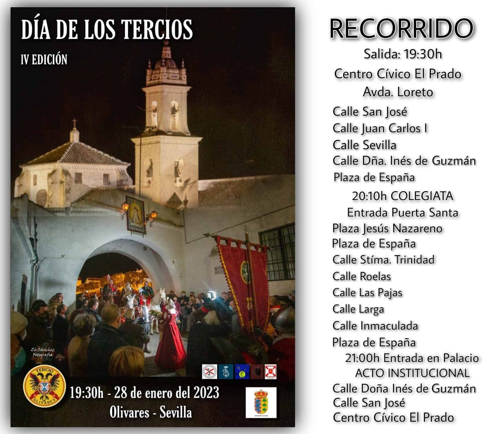 Día de los Tercios en Olivares (Sevilla). IV Edición, 28 de enero de 2023