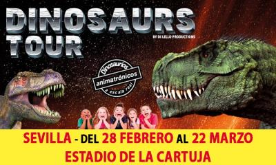 Exposición dinosaurios en Sevilla