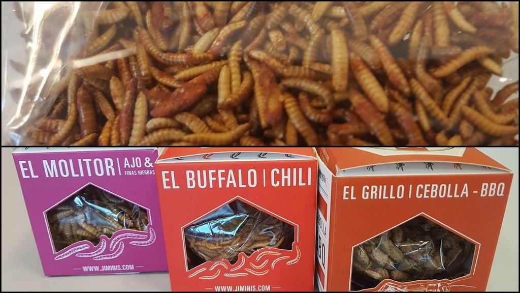 Insectos comestibles en los supermercados. Fuente: El Español. 