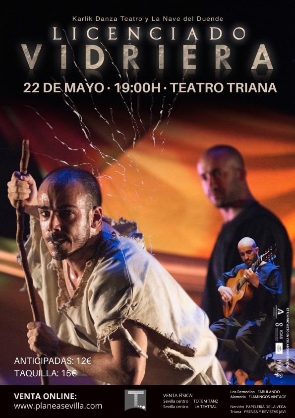 Die Bachelor-Glasmalerei. Teatro de Triana, Sevilla.