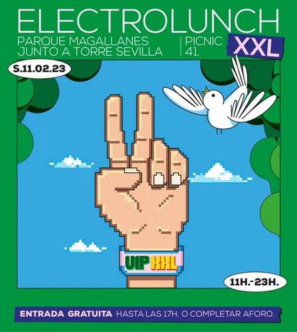 Tercera Edición Festival ElectroLunch XXL. Parque Magallanes, Sevilla