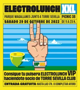 Segunda Edición Festival ElectroLunch XXL. Parque Magallanes, Sevilla