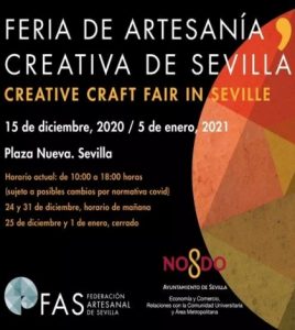 Feria de Artesanía Creativa de Sevilla. Navidad 2020.