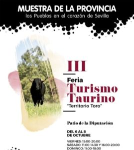 III Feria Turismo Taurino «Territorio Toro». Patio de la Diputación de Sevilla