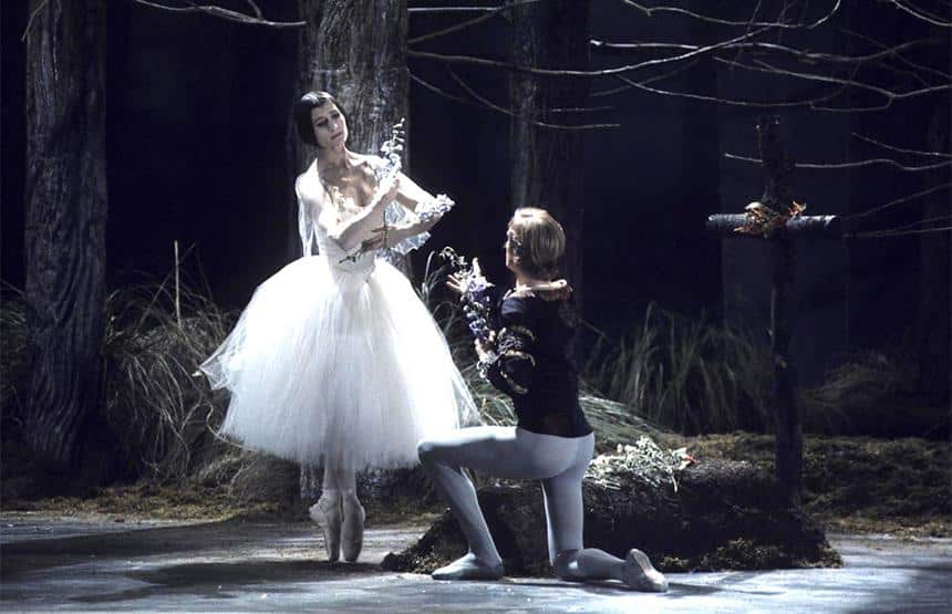 Obra de ballet Giselle.