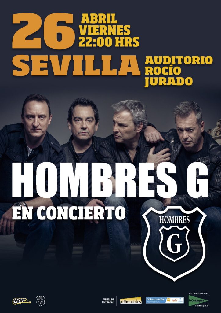 Hombres G in Sevilla Konzert 2019 - Auditorio Rocio Jurado