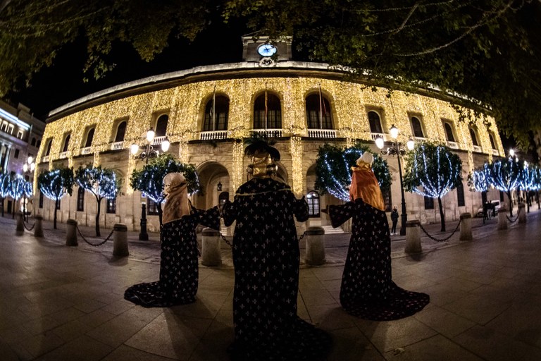 Alumbrado de Navidad en Sevilla. Iluminación navideña