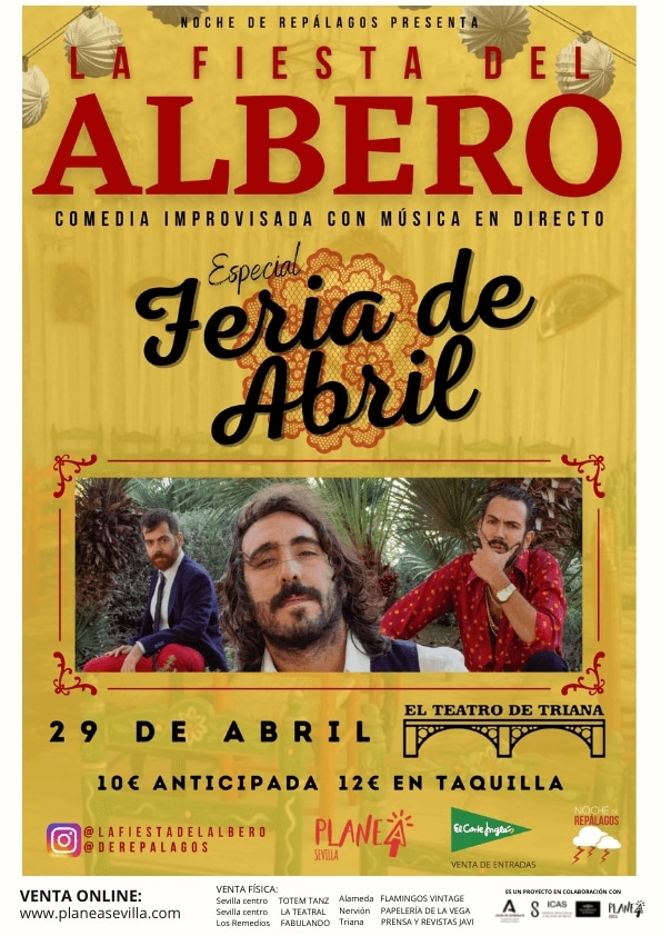 La fiesta del Albero: Especial Feria de Abril. Teatro de Triana, Siviglia.
