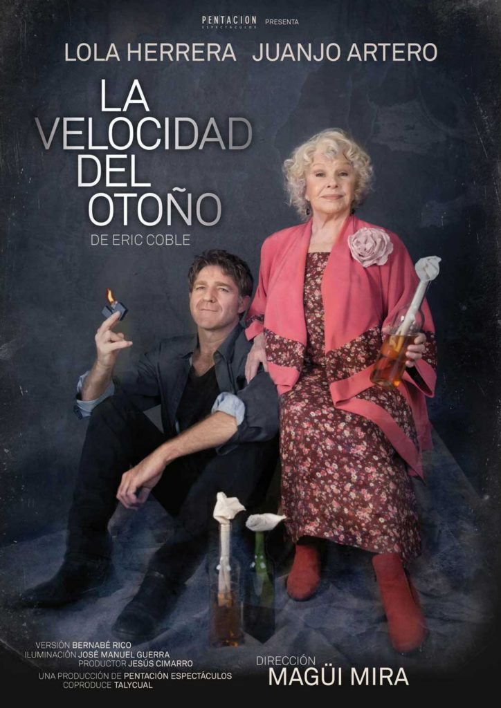 Lola Herrera y Juanjo Artero protagonizan 'La velocidad del otoño’ de Eric Coble en Teatro Lope de Vega, Siviglia