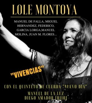 Lole Montoya con el Quinteto de Cuerda 'Nuevo día'. Teatro Lope de Vega, Sevilla