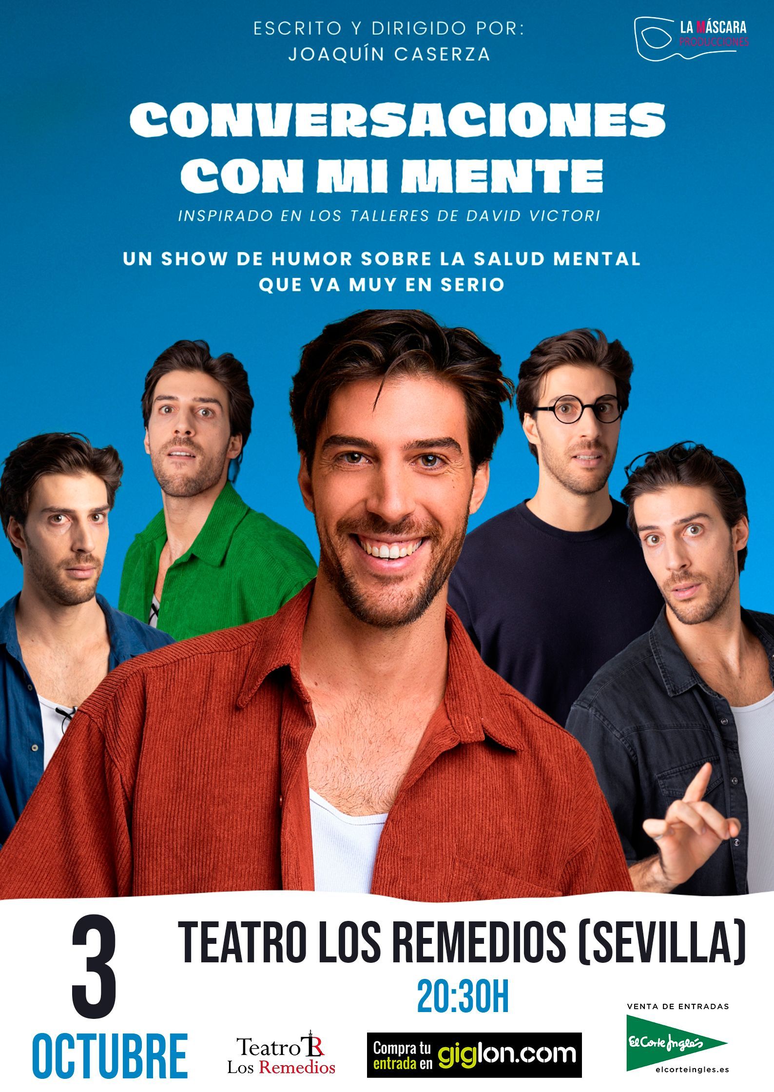 Conversaciones con mi mente - Teatro Los Remedios Sevilla 2026