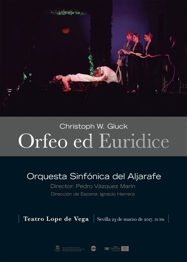 'Orfeo y Eurídice', Orquesta Sinfónica del Aljarafe. Ópera en el Teatro Lope de Vega, Sevilla