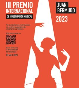 Convocatoria del III Premio de Investigación Musical "Juan Bermudo". Sevilla 2023