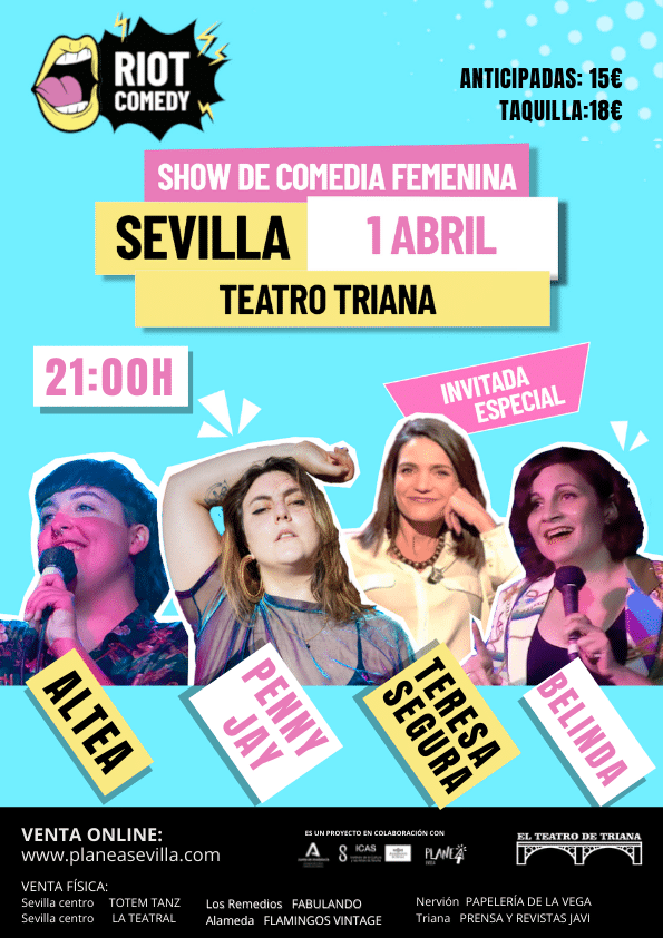 Riot Comedy. Las mil y una noches. Sevilla. Teatro de Triana.