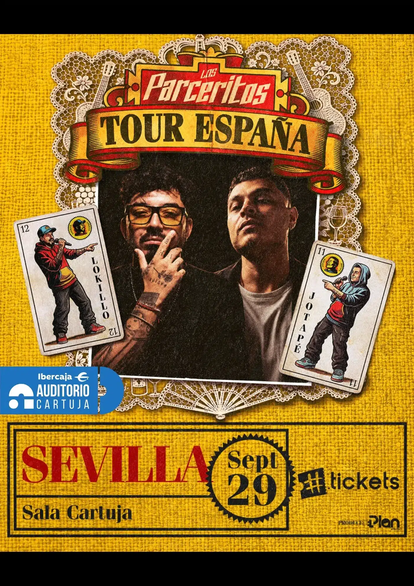 Los Parceritos Tour España - Auditorio Cartuja Sevilla 2026