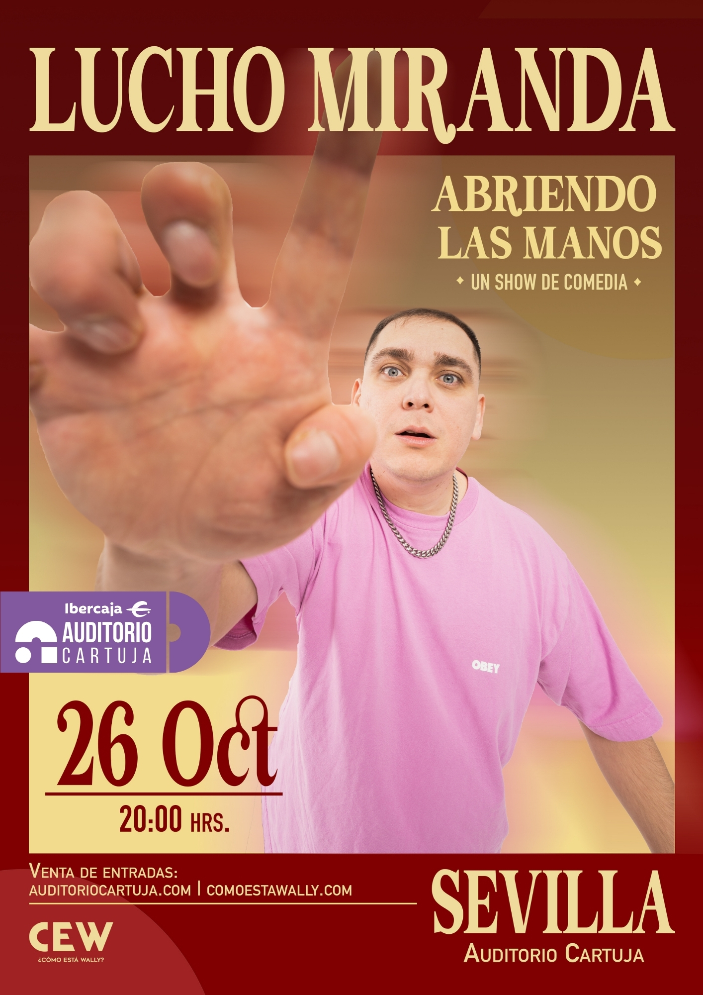 ABRIENDO LAS MANOS-LUCHO MIRANDA - Ibercaja Auditorio Cartuja Sevilla 2026
